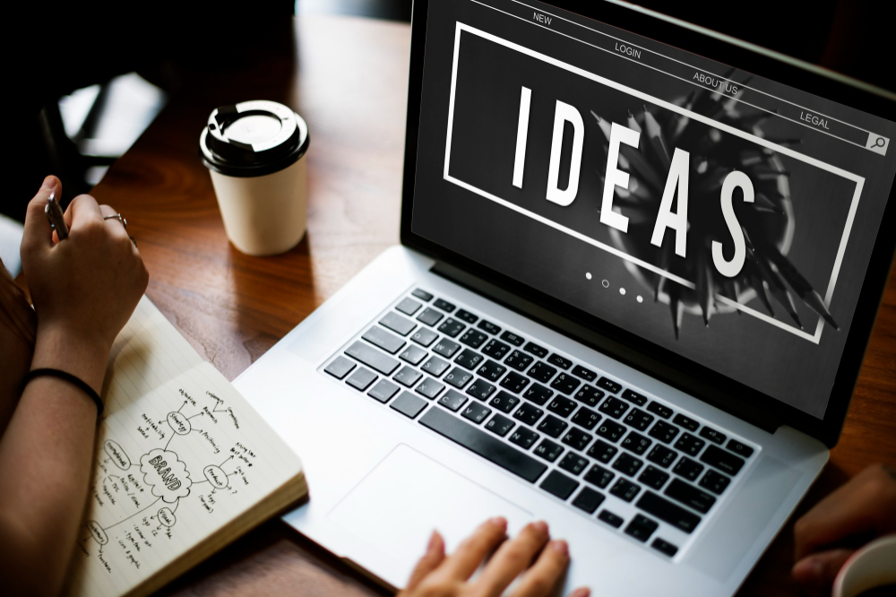 online branding op de laptop